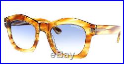New Tom Ford Sunglasses Women TF 431 Brown 41W Greta 50mm