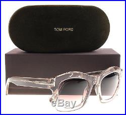 New Tom Ford Sunglasses Women TF 431 Clear 74S Greta 50mm