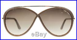 New Tom Ford Sunglasses Women TF 454 Brown 59K Tamara 64mm