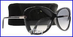 New Tom Ford Sunglasses Women TF 9324 Black 01B Linda 59mm