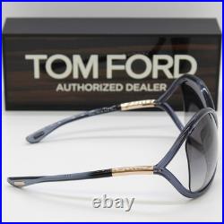 New Tom Ford Sunglasses Women Whitney TF0009 B5 Gray Gradient Lenses