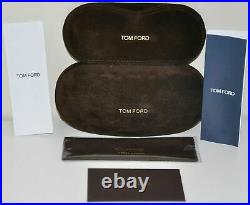 New Tom Ford TF 5476 12V Ruthenium/Blue Eyeglasses WithMagnetic Clip On Sunglasses