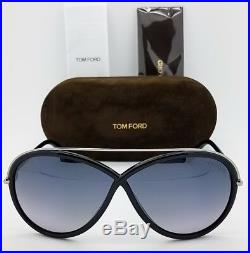 New Tom Ford Tamara sunglasses TF0454 01C Black Blue Gradient Butterfly TF 454