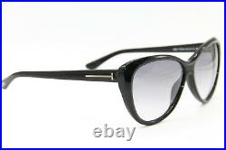 New Tom Ford Tf 230 01b Malin Black Gradient Sunglasses Authentic 61-13