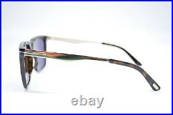 New Tom Ford Tf 862 52e Dark Havana Brown Authentic Frame Sunglasses 56-17
