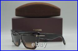 New Tom Ford Tf 871 52f Wyatt Dark Havana Authentic Sunglasses Frames 56-15