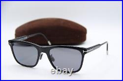 New Tom Ford Tf 955-d 01d Black Polarized Authentic Frames Sunglasses 57-20