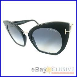 New Tom Ford Tf553 Samantha-02 Sunglasses Color 01w Black Size 55-21-140