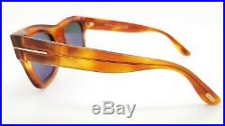 New Tom Ford Wagner-02 sunglasses FT0558 53N 52mm Light Havana Grey AUTHENTIC