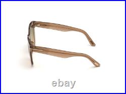 New Tom Ford Women Sunglasses FT0870 Wallace 45P Shiny Light Brown/Green 54mm
