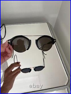New Tom Ford Womens Black Farrah Sunglasses