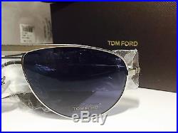 RARE Brand New TOM FORD Sunglasses WILLIAM TF 207 17V Silver with Blue JAMES BOND