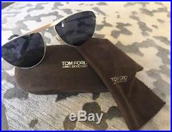 RARE Collectors TOM FORD JAMES BOND 007 Aviator Blue Sunglasses TF 108 19V