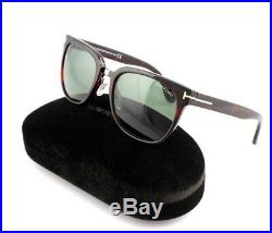 RARE NEW TOM FORD ROCK Burgundy Havana Grey Green Sunglasses TF 290 FT 0290 52N