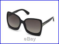 Sunglasses Tom Ford FT0618 EMANUELLA-02 Shiny Black Roviex Faded 01K