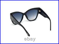 Sunglasses Tom Ford Original FT0371 ANOUSHKA shiny black gradient 01B