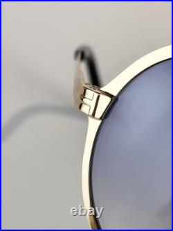 TOM FORD 1060 Clear Blue Lenses, Gold Frame Aviator Sunglasses 64-14-135