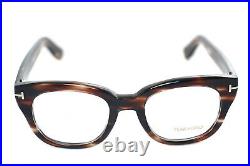 TOM FORD 5473 048 49mm Men MEDIUM Square Plastic Eyeglasses BROWN SHADED snowdon