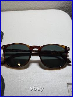 TOM FORD ANSEL TF858 54V Brown Retro Unisex Sunglasses Authentic 858 FT0858