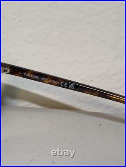 TOM FORD ANSEL TF858 54V Brown Retro Unisex Sunglasses Authentic 858 FT0858