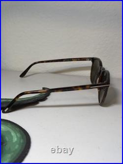 TOM FORD ANSEL TF858 54V Brown Retro Unisex Sunglasses Authentic 858 FT0858
