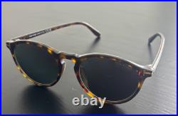 TOM FORD AURELE FT0904 52R Sunglasses Havana Frame Green Polarized Lenses 52mm TOM FORD AURELE FT0904 52R Sunglasses Havana Frame Green Polarized Lenses 52mm
