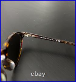 TOM FORD AURELE FT0904 52R Sunglasses Havana Frame Green Polarized Lenses 52mm TOM FORD AURELE FT0904 52R Sunglasses Havana Frame Green Polarized Lenses 52mm