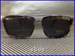 TOM FORD Anders FT0780 55V Colored Havana Blue 58 mm Men's Sunglasses