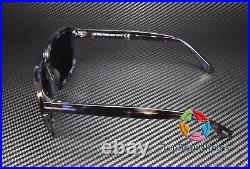 TOM FORD Anders FT0780 55V Coloured Havana Blue Plastic 58 mm Men's Sunglasses