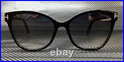 TOM FORD Ani FT0844 001 Black Gradient Smoke Cat Eye 58 mm Women's Sunglasses