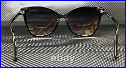 TOM FORD Ani FT0844 001 Black Gradient Smoke Cat Eye 58 mm Women's Sunglasses