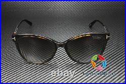 TOM FORD Ani FT0844 52H Dk Havana Brown Polarized Plastic 58 Women's Sunglasses