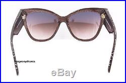 TOM FORD Anoushka TF 371 50F Brown Cateye Sunglasses 140MM NWT AUTH FT 0371