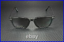 TOM FORD Arnaud-02 FT0625 01D Shiny Black Smoke Polarized 53 mm Men's Sunglasses