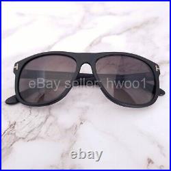 TOM FORD Black & Brown OLIVER 02D Polarized Sunglasses TF236 + Box, Case, Cloth