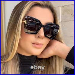 TOM FORD Black Frame Butterfly-Style Sunglasses 65 20-138