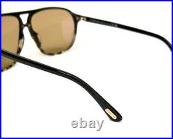 TOM FORD Bruce TF1026 05E Black Brown Aviator Unisex Classic 1026 Sunglasses TOM FORD Bruce TF1026 05E Black Brown Aviator Unisex Classic 1026 Sunglasses