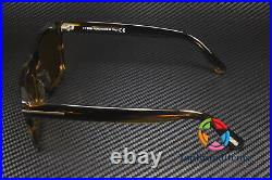 TOM FORD Buckley-02 FT0906 55E Shiny Brown Yellow 56 mm Men's Sunglasses