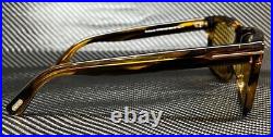 TOM FORD Buckley-02 FT0906 55E Shiny Brown Yellow Men's 56 mm Sunglasses