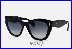 TOM FORD CARA FT0940 01D Sunglasses Black Frame Gray Polarized Lenses 56mm