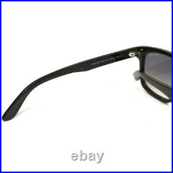 TOM FORD CECILIO-02 TF628 01B Black Modern Men Aviator Sunglasses 628 FT628