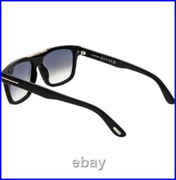 TOM FORD CECILIO-02 TF628 01B Black Modern Men Aviator Sunglasses 628 FT628