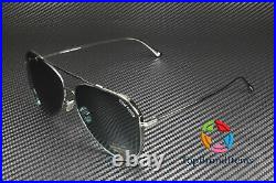 TOM FORD Charles-02 FT0853 12V Shiny Dk Ruthenium Teal 60 mm Unisex Sunglasses