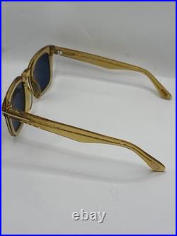 TOM FORD DAX FT0751 39N Crystal Yellow Green Unisex 0751 Sunglasses TF751