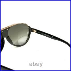 TOM FORD DIMITRY TF334 01P Black Green Aviator Unisex Classic 334 Sunglass FT334