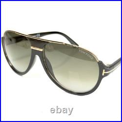 TOM FORD DIMITRY TF334 01P Black Green Aviator Unisex Classic 334 Sunglass FT334