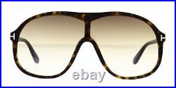 TOM FORD DREW FT0964 52F Sunglasses Havana Frame Gradient Brown Lenses 53mm
