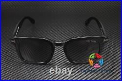 TOM FORD Dax FT0751-N 01A Shiny Black Smoke Plastic 50 mm Men's Sunglasses