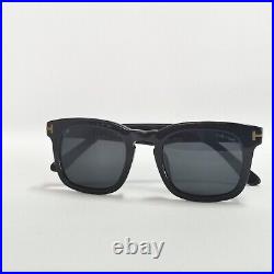 TOM FORD Dax TF751 N 01A Shiny Black Square Men's 49 mm Sunglasses