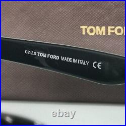 TOM FORD Dax TF751 N 01A Shiny Black Square Men's 49 mm Sunglasses